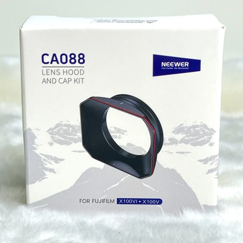Neewer CA088 Lens Hood And Cap Kit For Fujifilm X100VI and X100V